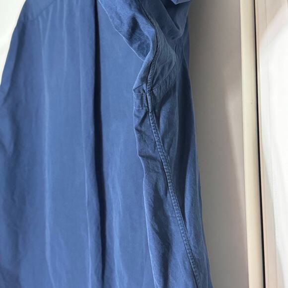 Vintage Ralph Lauren 1990s Blake Button Down Navy blue w Navy Pony XL - Picture 4 of 10